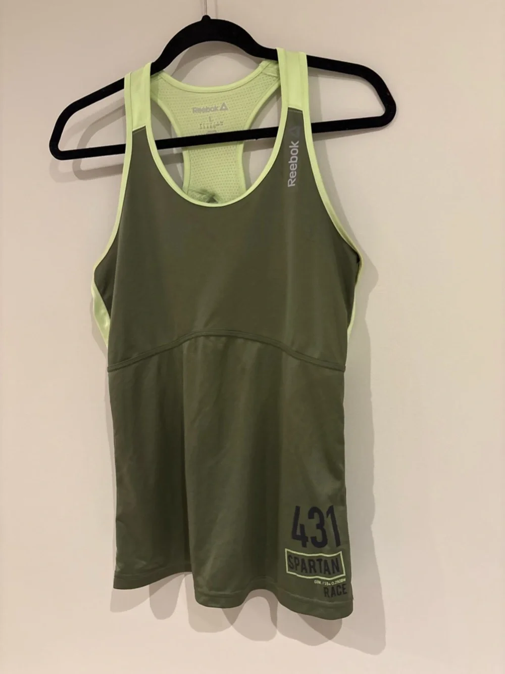 Green Reebok Gym Tanktop - Picture 5 of 9